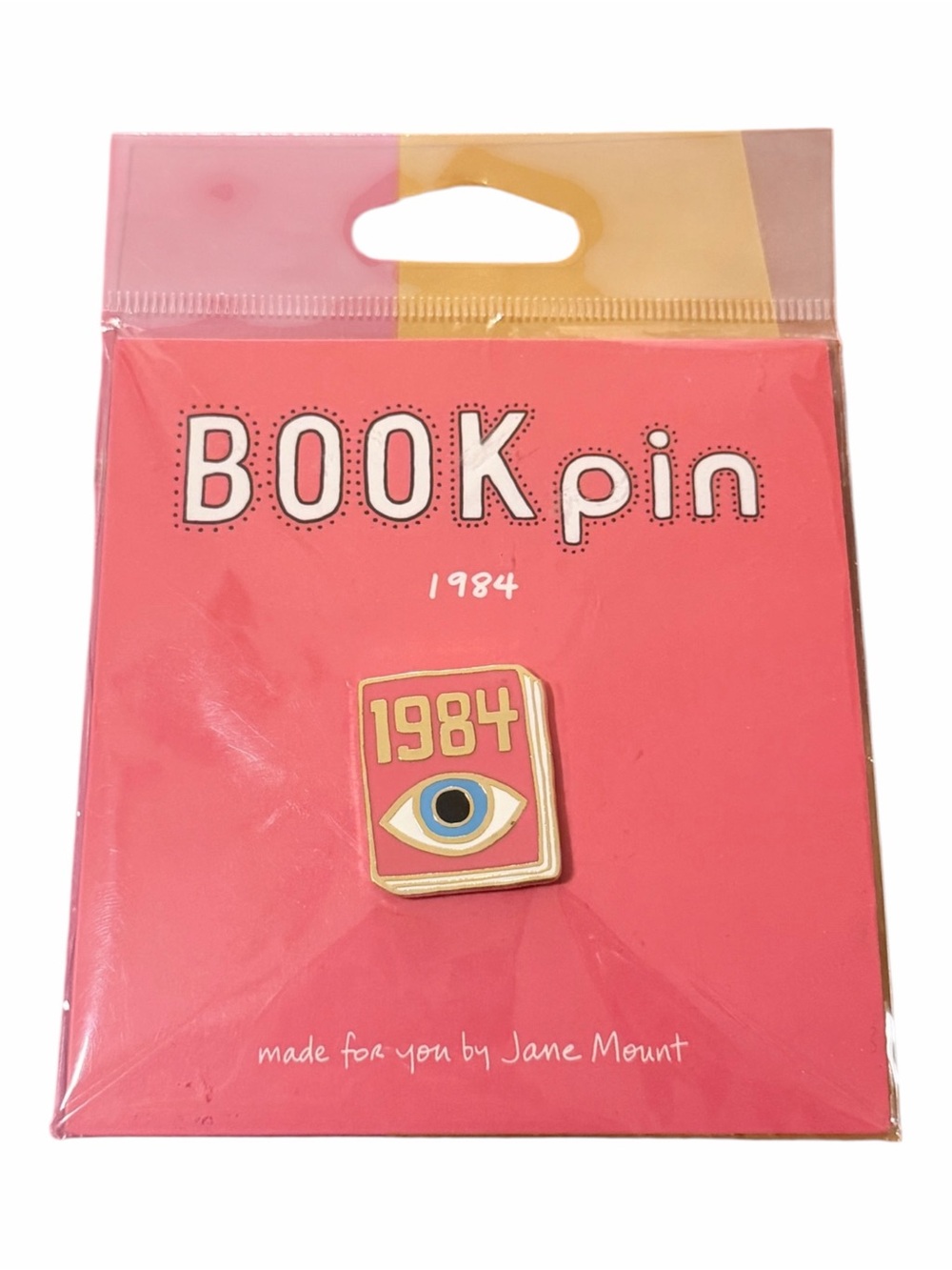 NEW Ideal Bookshelf Classic Books 1984 Enamel Pin - Picture 2 of 5
